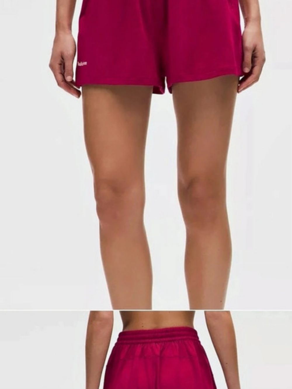 Lululemon Hotty Hot High-Rise Lined Short 4" Pink
